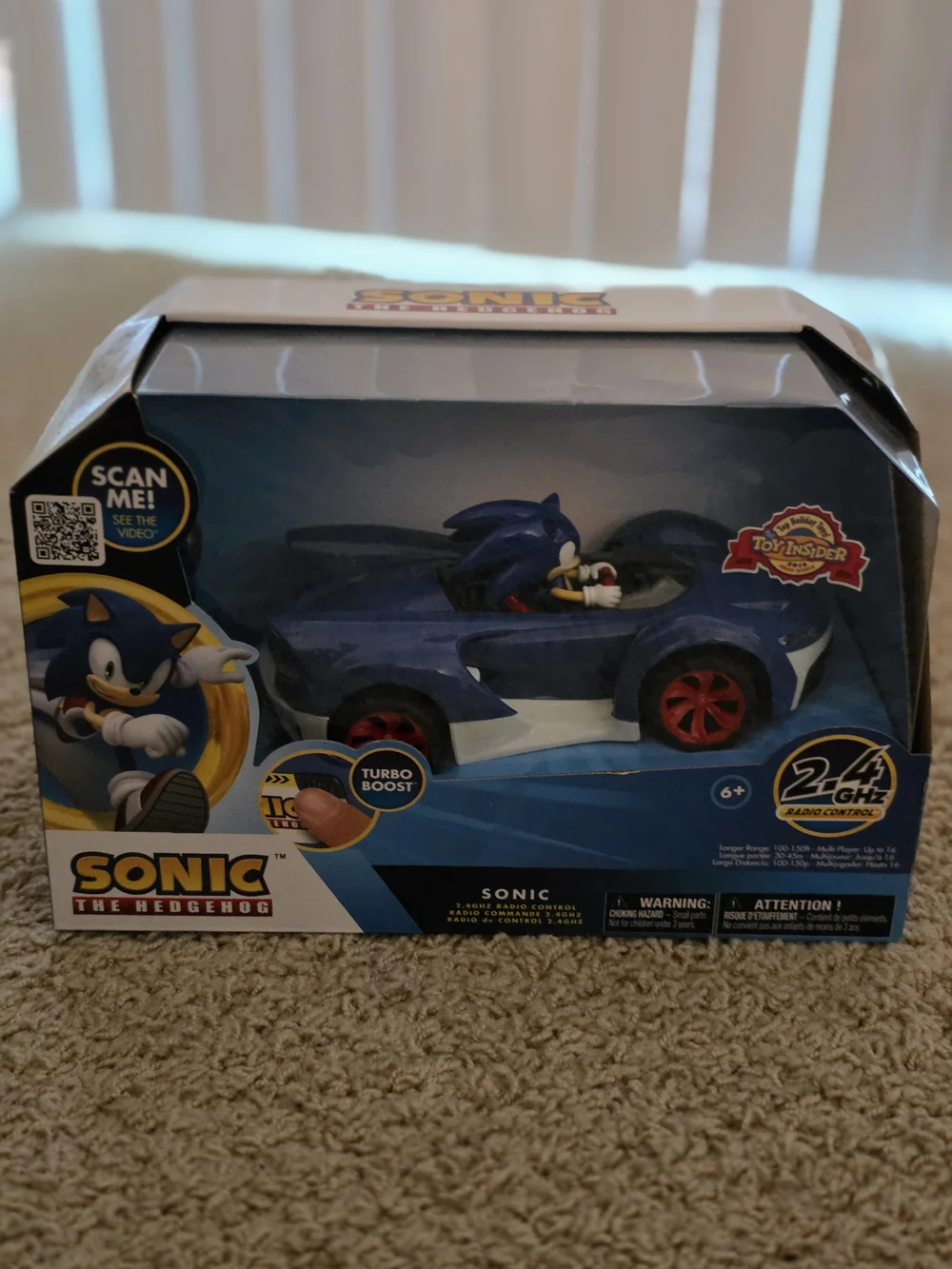 Sonic the Hedgehog 2.4 GHz Remote Control Car